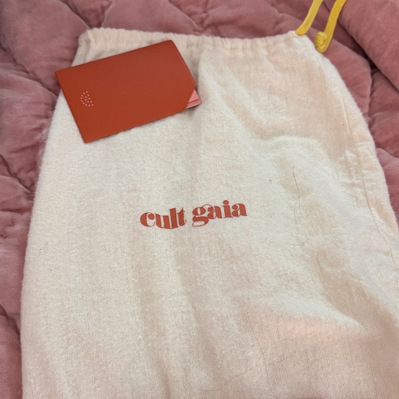 Cult Gaia Nadia Crocodile-Effect Shoulder Bag - Picture 9 of 9